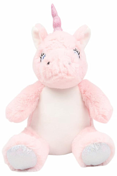 Fluffy Pink Unicorn Cuddly Toy