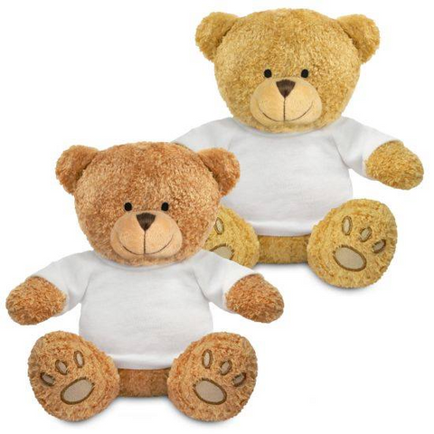 Golden / Light Brown Edward Teddy Bear with Removable T-shirt