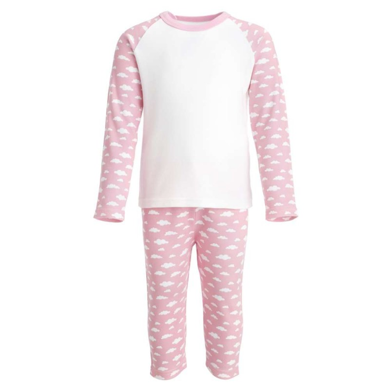 Children’s Pink Cloud Print Pyjama Set
