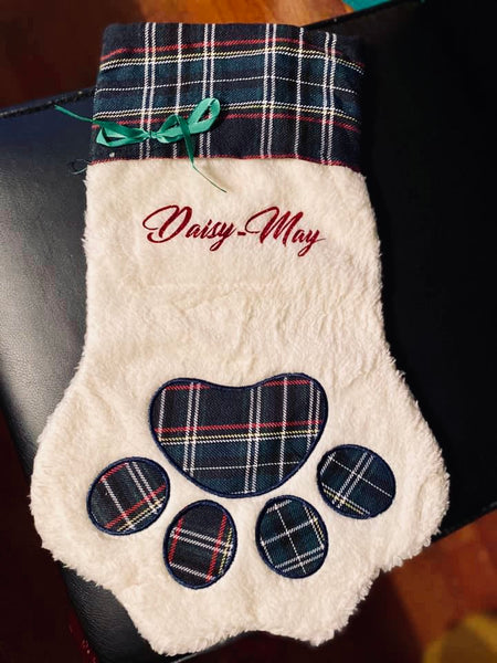 Paw Print Pet Stockings